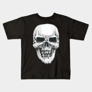 Human Skull Kids T-Shirt